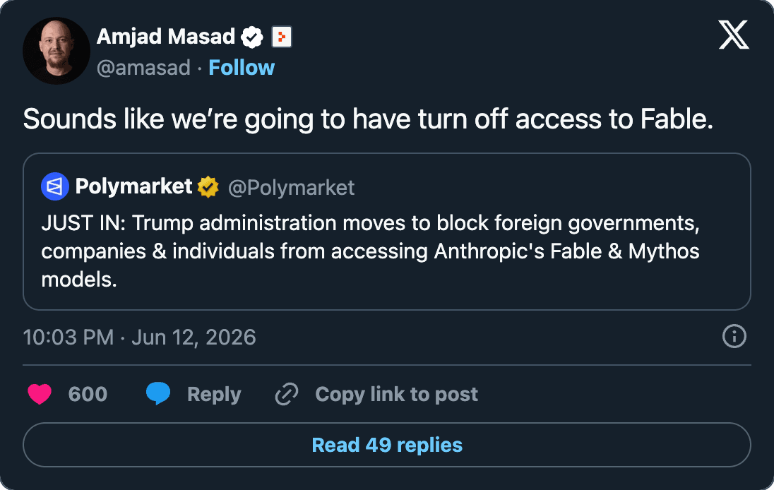 Sounds like we’re going to have turn off access to Fable.
